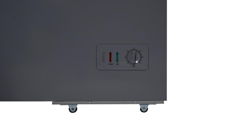 congélateur Astech horizontal 400 litres gris ch400gm