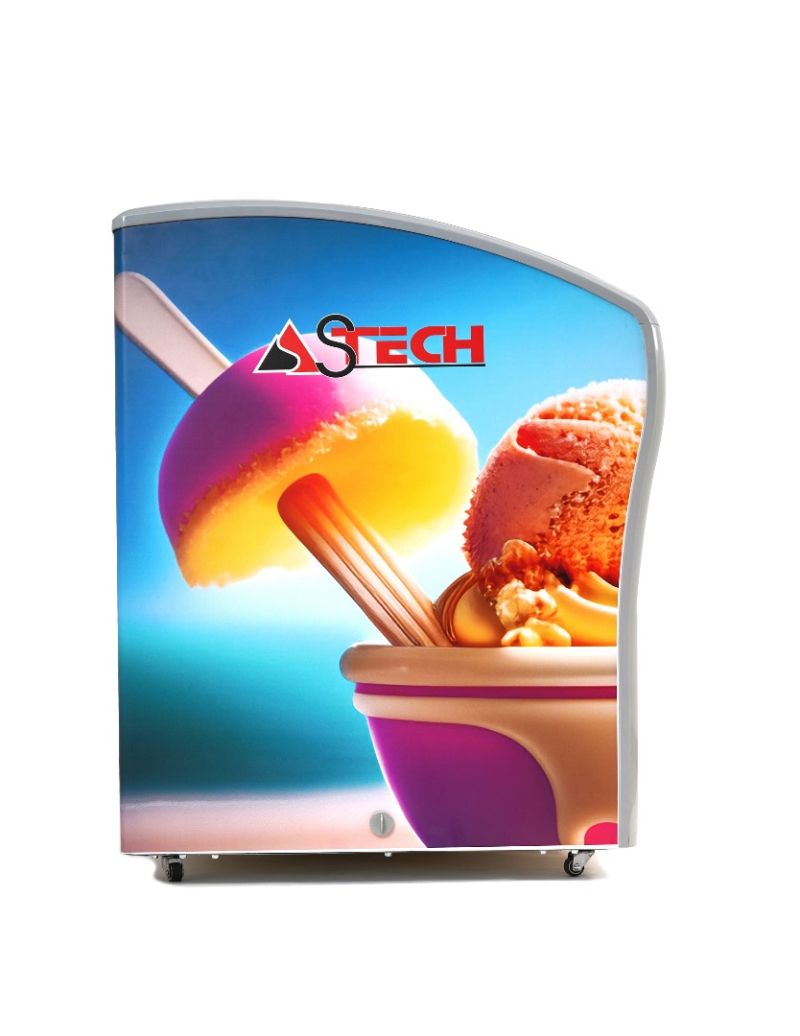 congélateur Astech horizontal 600 litres vitrine fh602scaa