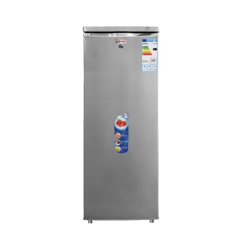 congélateur Astech vertical 6tiroirs 185 litres gris fc185m