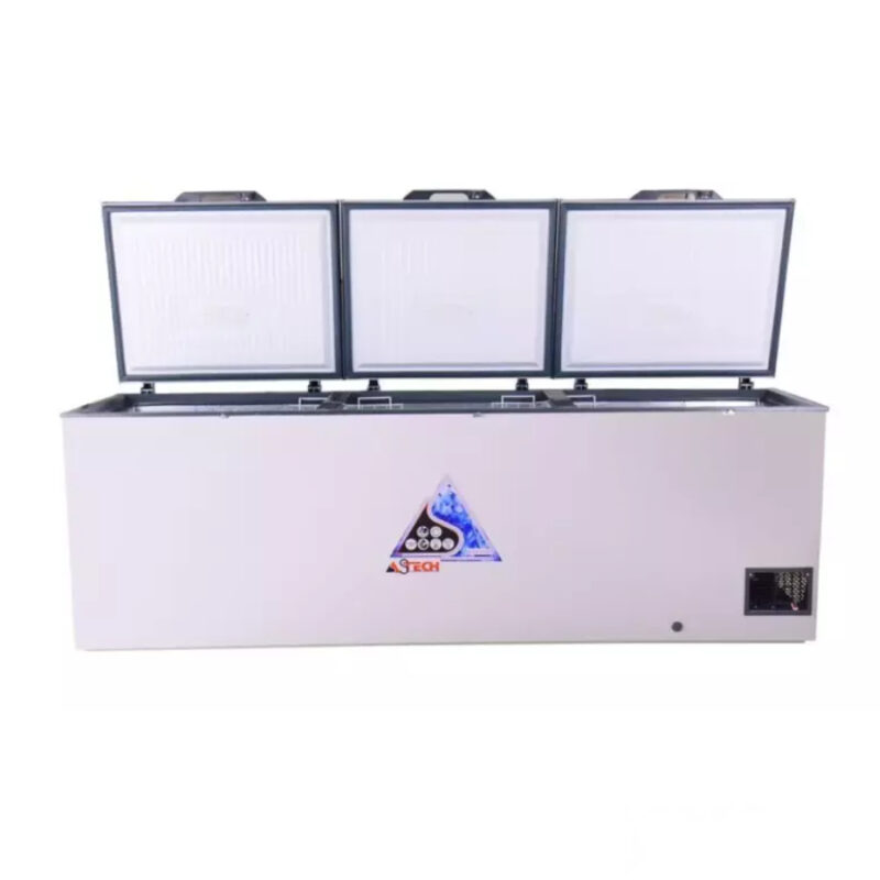 congélateur Astech horizontal 3portes 900 litres gris ch920ac