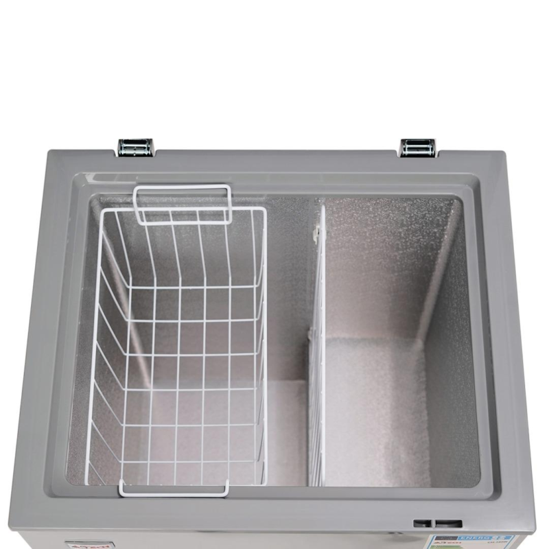 congélateur Astech horizontal 200 litres gris ch195w