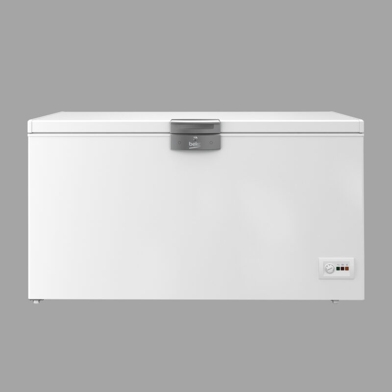 congélateur Beko horizontal 500 litres gris hsm40081s