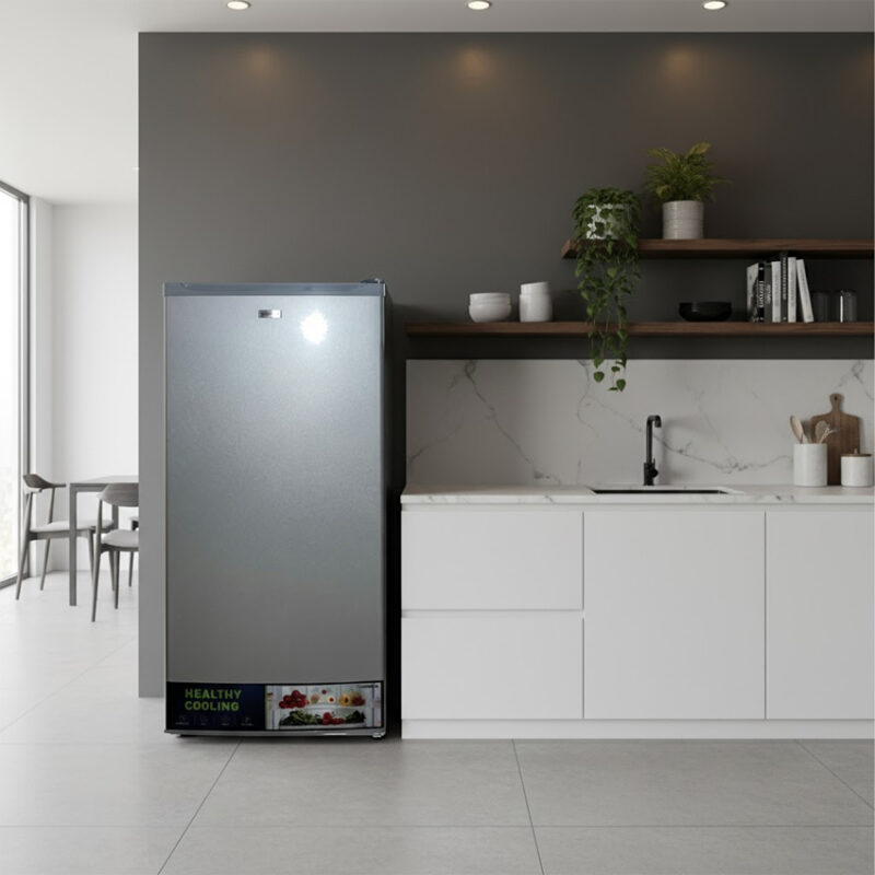 congélateur Deska vertical 5tiroirs gris ver155dk