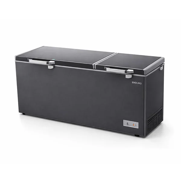 congélateur Enduro horizontal 2portes 580 litres gris cf580ldd