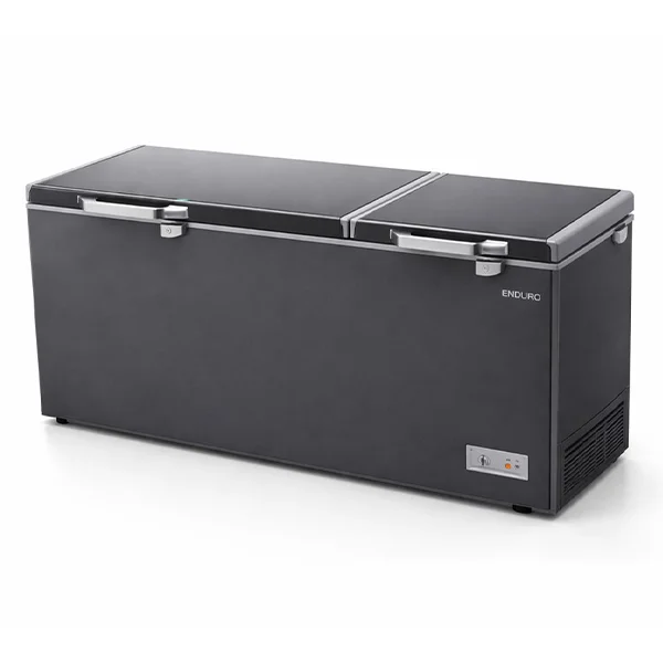 congélateur Enduro horizontal 2portes 700 litres gris cf750lidd