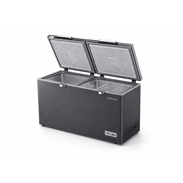 congélateur Enduro horizontal 2portes 900 litres gris cf950lidd