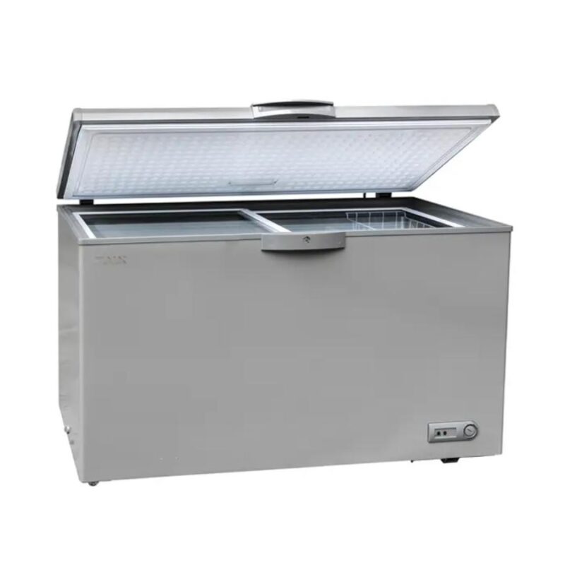 congélateur finix horizontal 400 litres gris bdw377