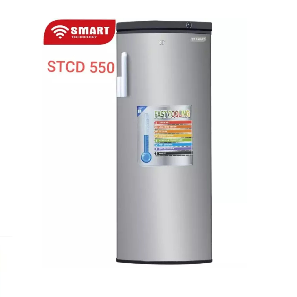 congélateur Smart Technology vertical 7tiroirs 280 litres gris stcd-550