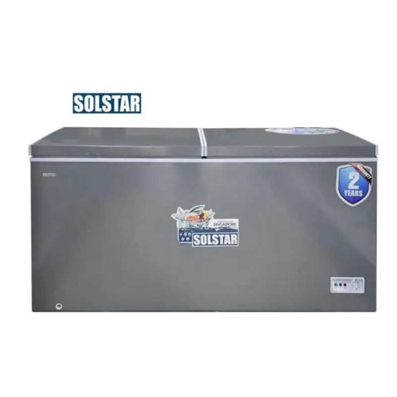 congélateur Solstar horizontal 700 litres gris cf679 xdfgslvs