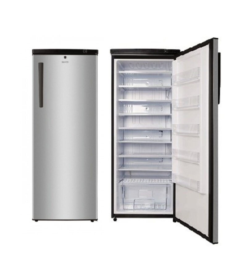 congélateur Solstar vertical 8tiroirs sslvss gris fr-305