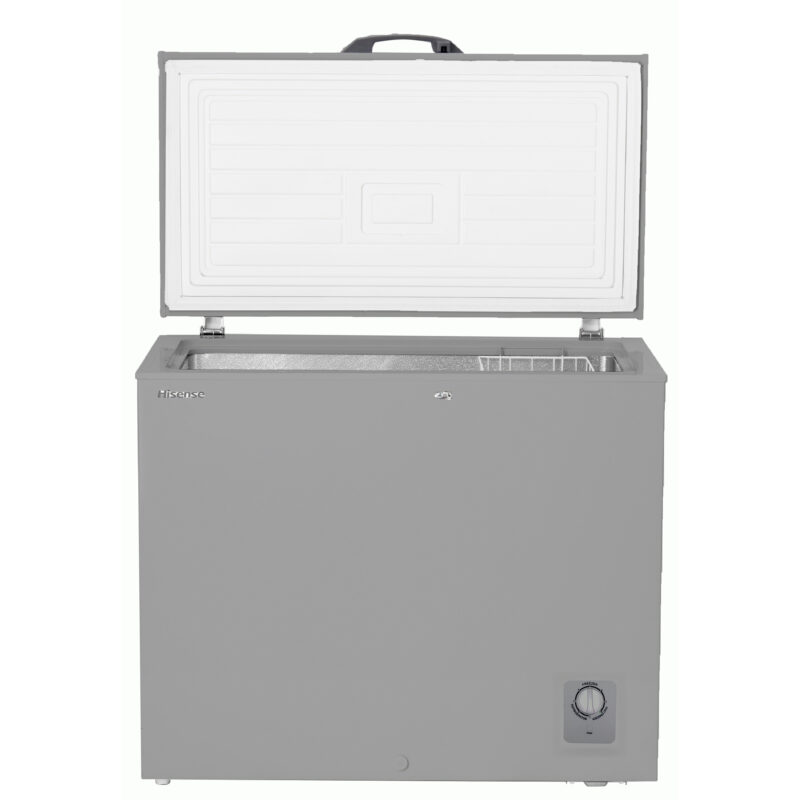 congélateur Hisense horizontal 300 litres gris fc26dd4sa/ha