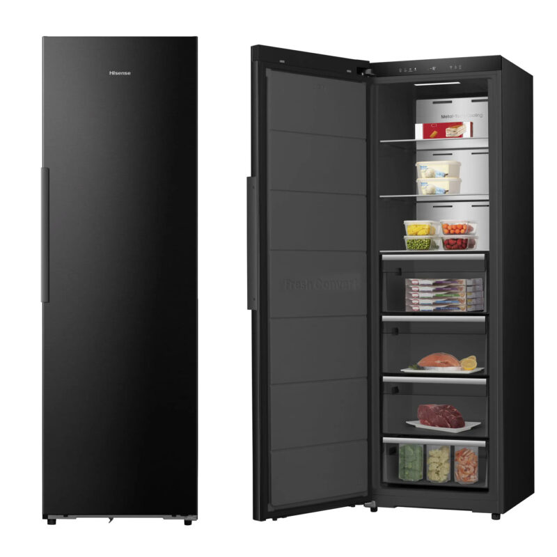 congélateur/réfrigérateur Hisense vertical combine 4tiroirs No Frost noir ft5k310gsfc