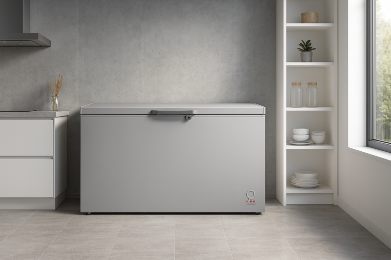 congélateur Hisense horizontal 500 litres gris fc55dd4sa