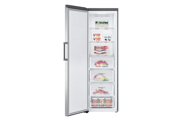 congélateur LG vertical 7tiroirs No Frost gris gcb414elfm
