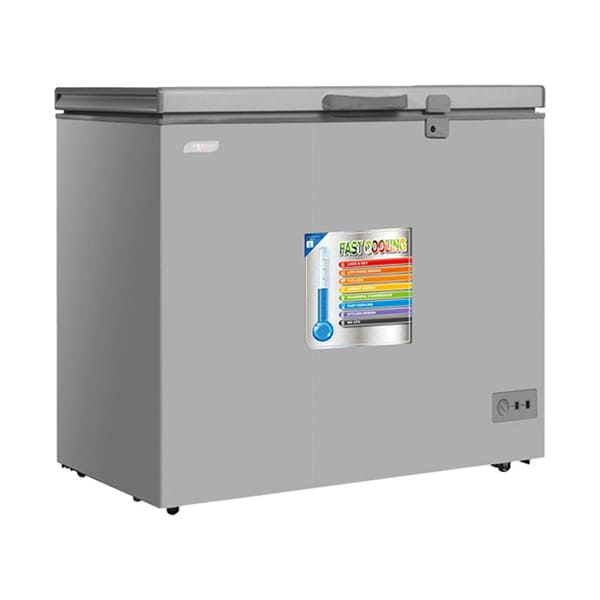 congélateur Smart Technology horizontal 300 litres gris stcc310h