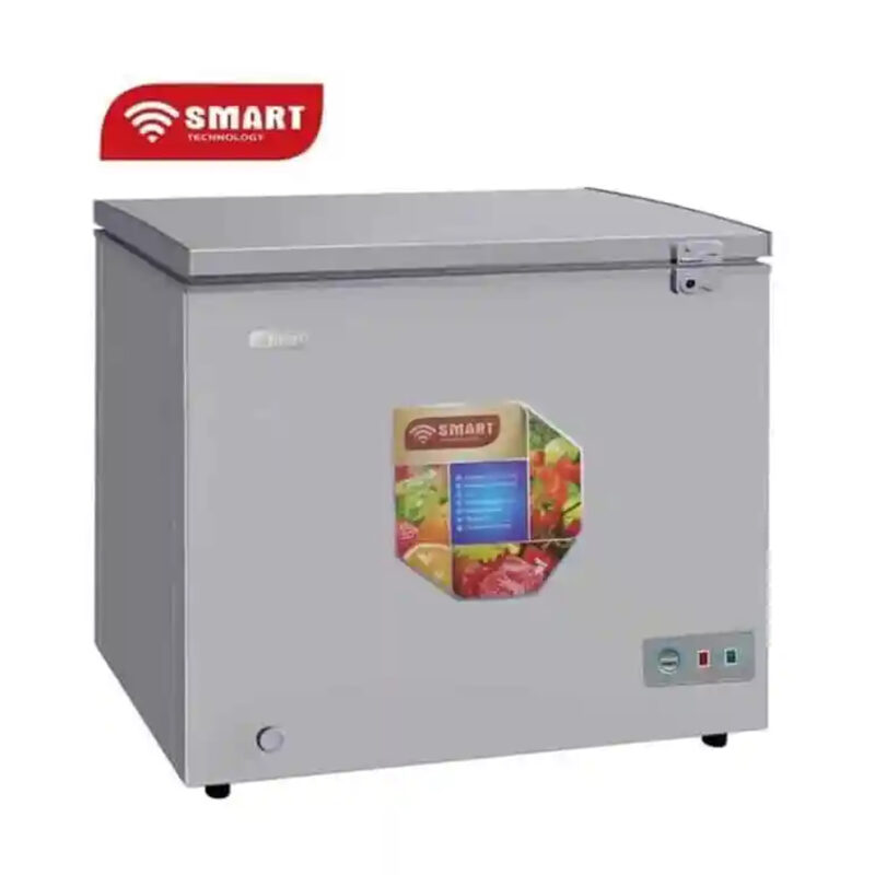 congélateur Smart Technology horizontal 320 litres gris stcc400h