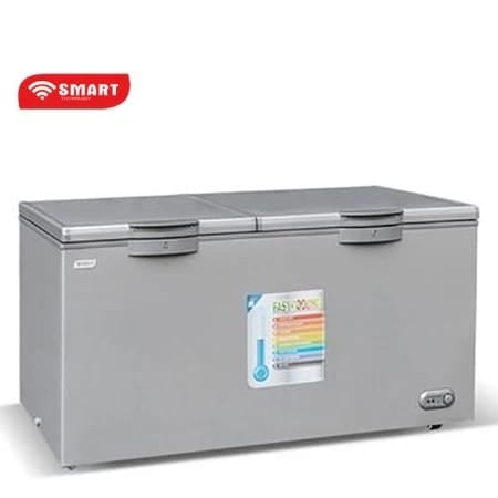 congélateur Smart Technology horizontal 2portes 500 litres gris stcc550