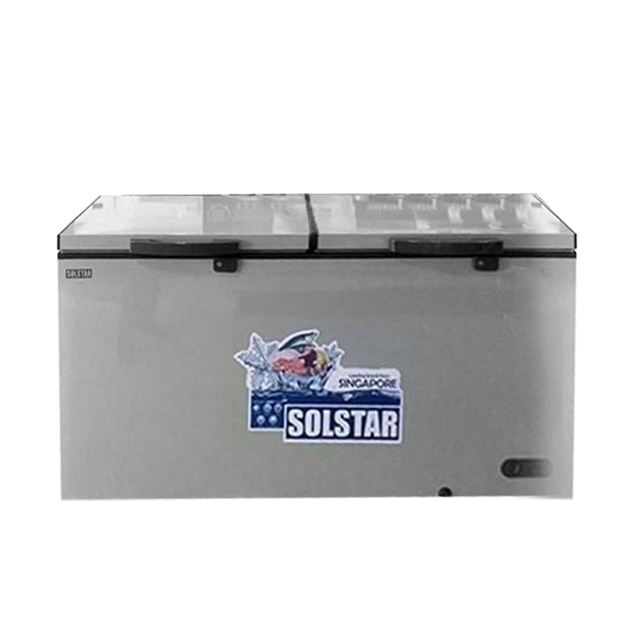 congélateur Solstar horizontal 780 litres gris cf779xdfgslvs