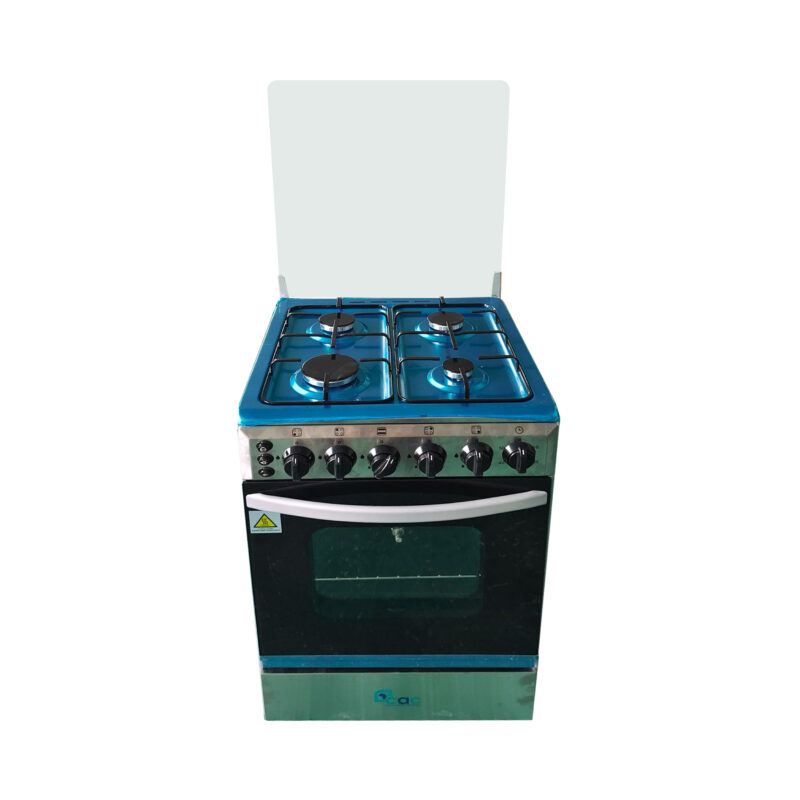 cuisinière cac 4feux 50x50 full option Inox cac50f