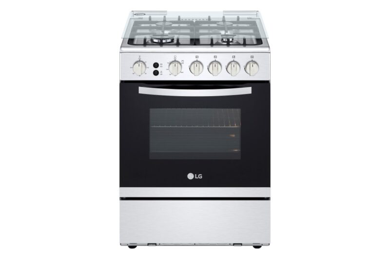 cuisinière LG 4feux 60x60 gris fa211rma
