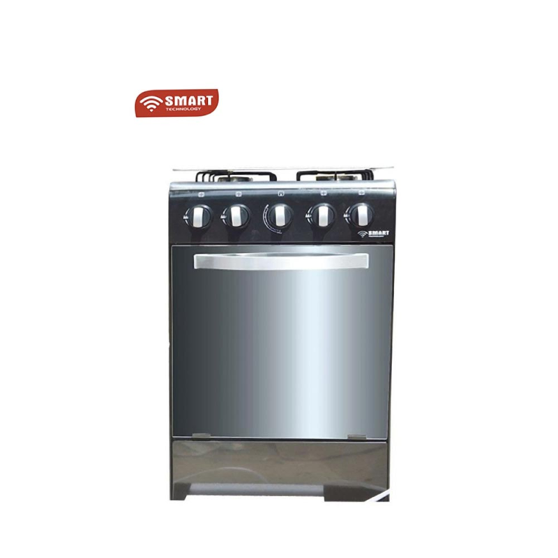 cuisinière Smart Technology 4feux 50x50 a gaz gris stc5050b