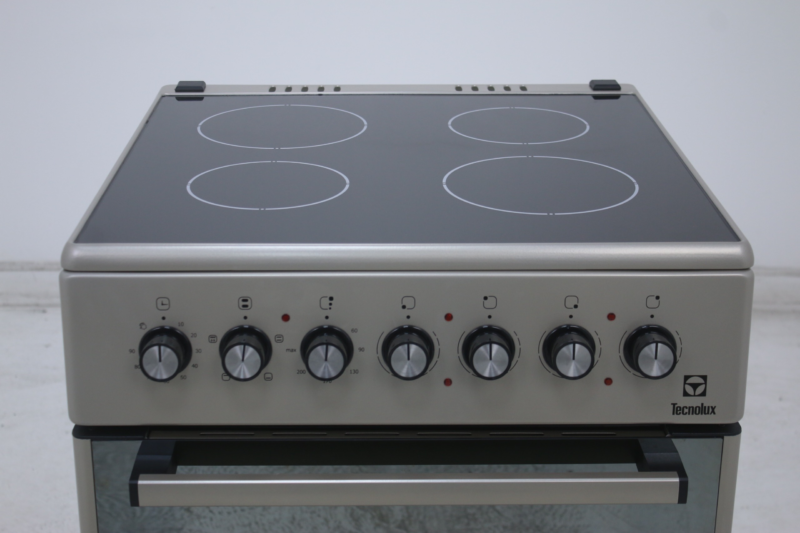 cuisinière Tecnolux 4feux 60x60 electrique induction Inox vf6054xxvg