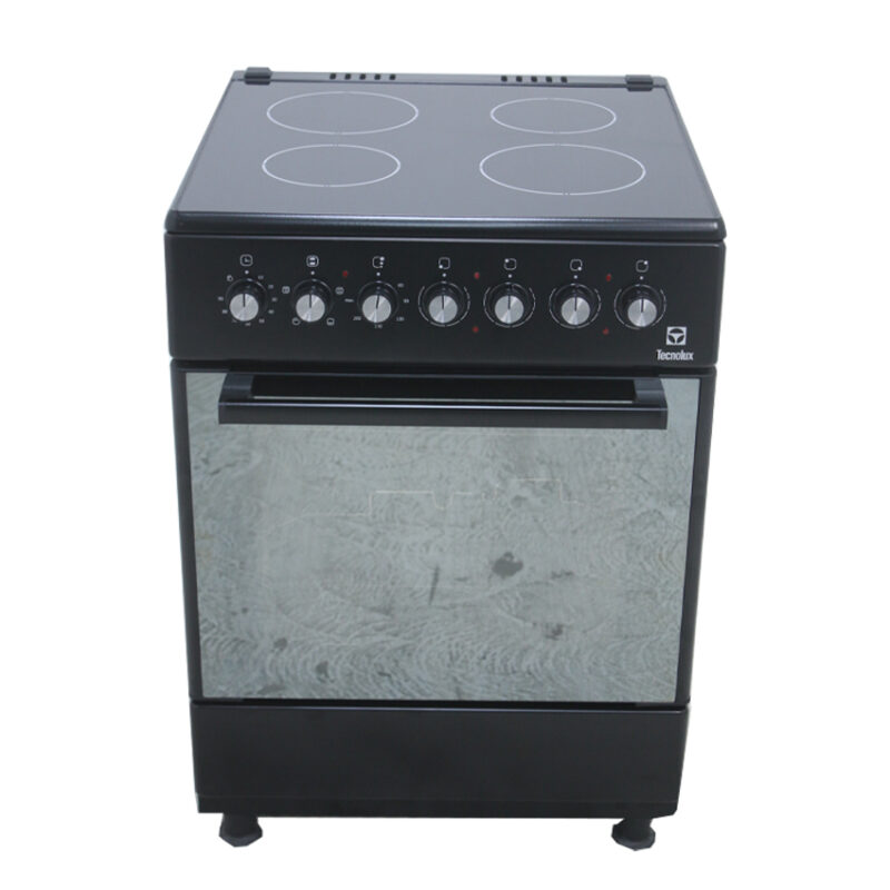 cuisinière Tecnolux 4feux 60x60 electrique induction noir vf6054xxvb