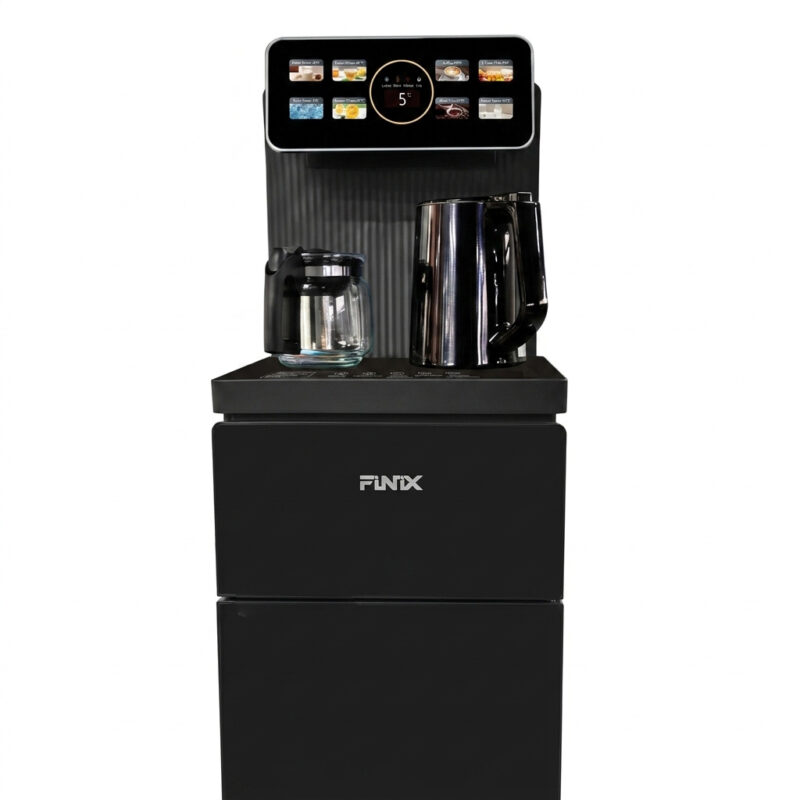 Fontaine finix bar avec frigo noir fin2315