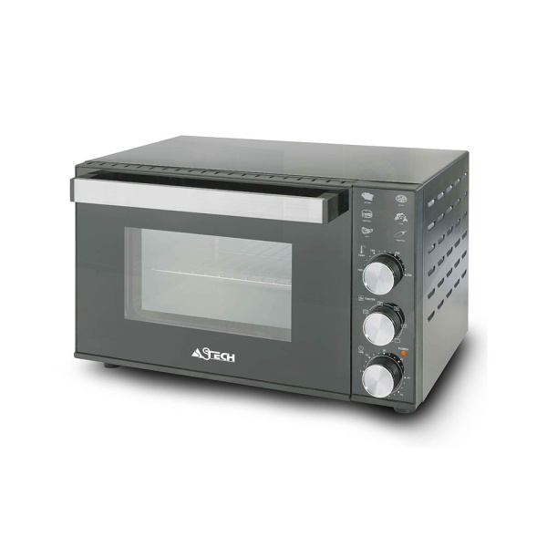 Mini four Astech electrique 32 litres noir pl32igdl