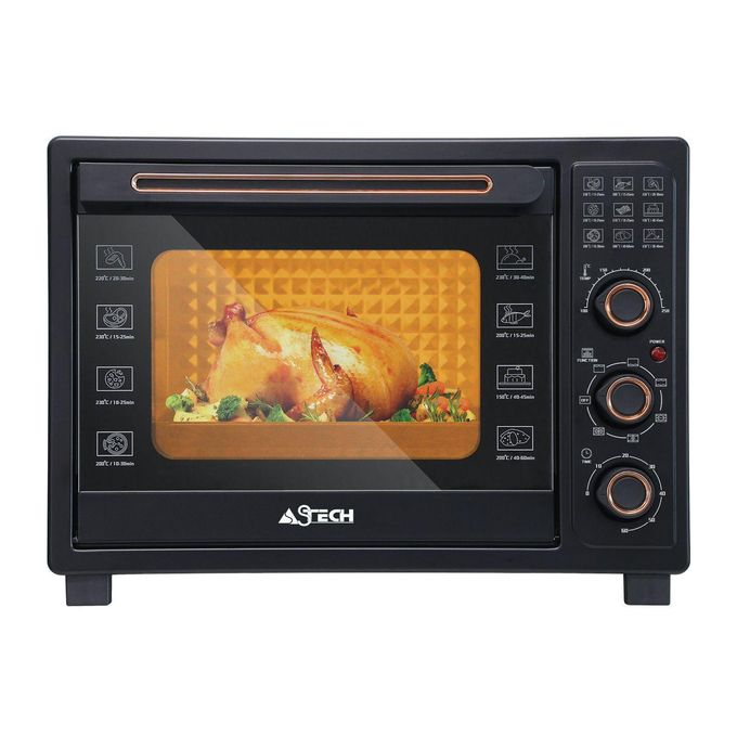 Mini four Astech 38 litres electrique noir fo38igdl