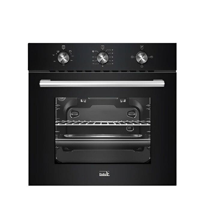 Four encastrable Enduro 60x60 a gaz noir obg2bl