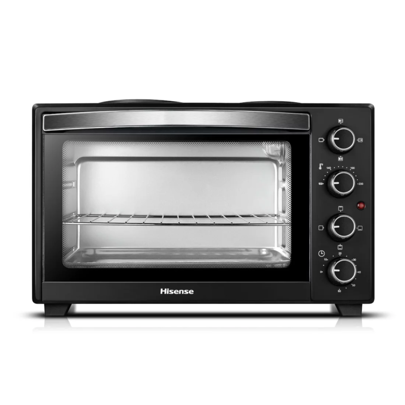 Mini four Hisense 28 litres + 2feux electrique noir h28tobkpl16