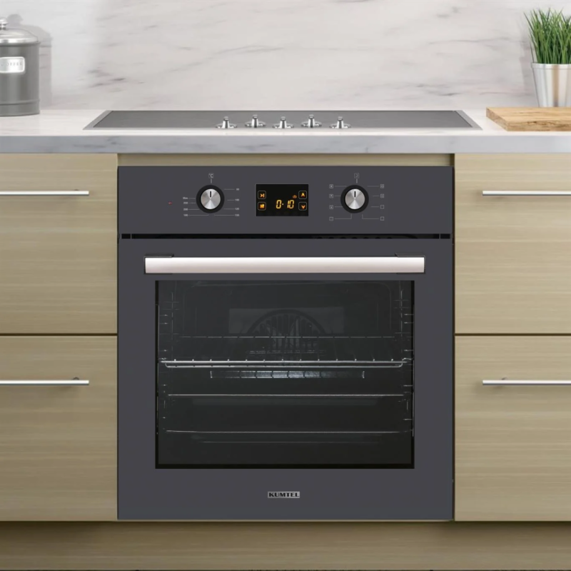 Four encastrable kumtel 60x60 electrique noir b66sf2 aob (ddt)