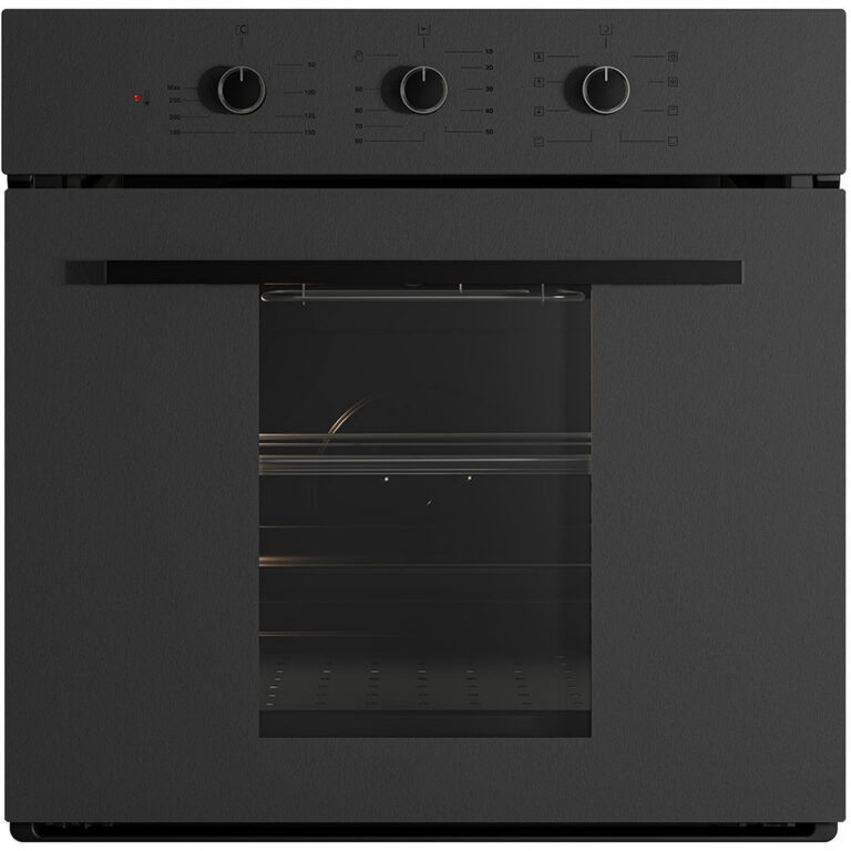 Four encastrable kumtel 60x60 electrique magic glass Inox b66sf3(mt)