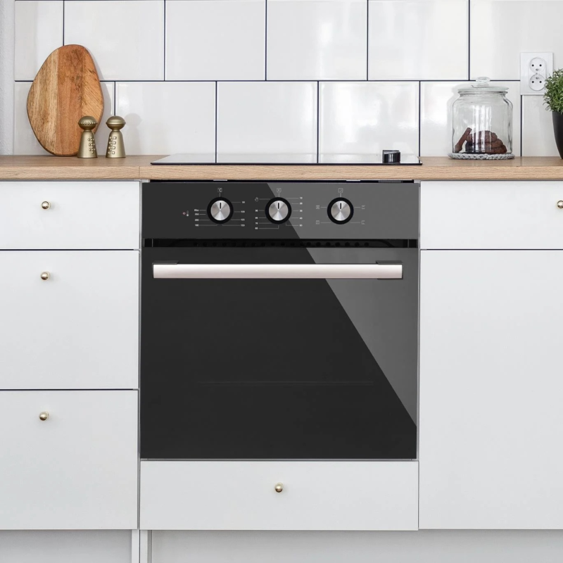 Four encastrable kumtel 60x60 electrique noir a68sf3(mt)