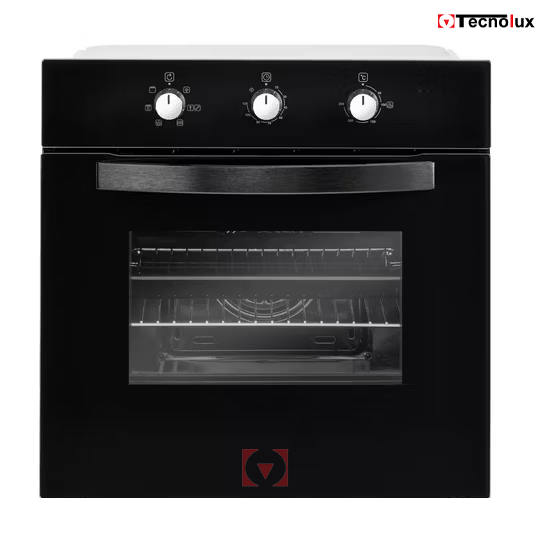 Four encastrable Tecnolux 60x60 a gaz noir fo60gg