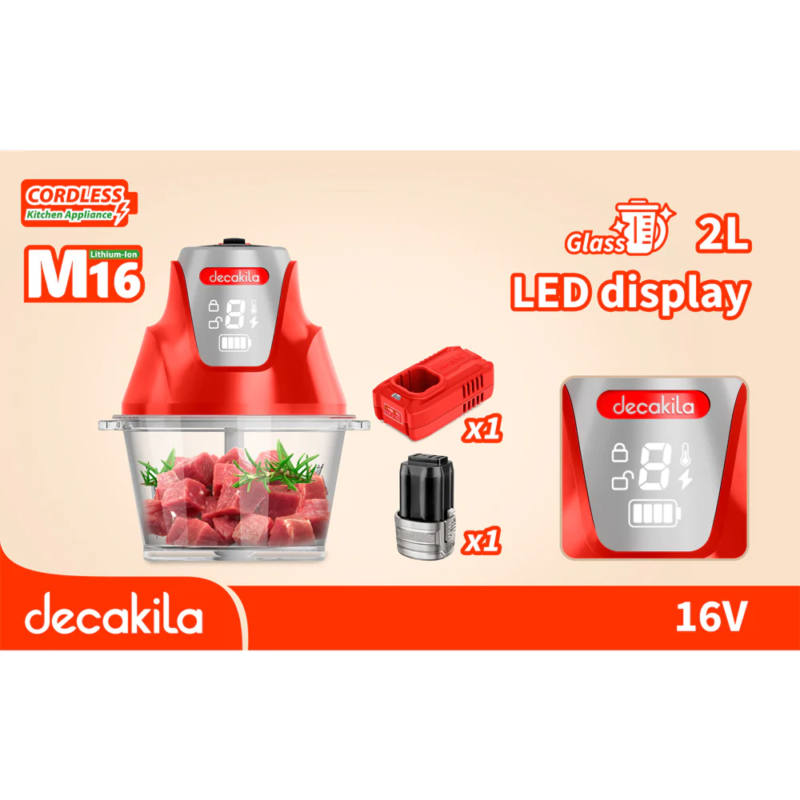 Hachoire a viande Decakila sans fil kemg029b