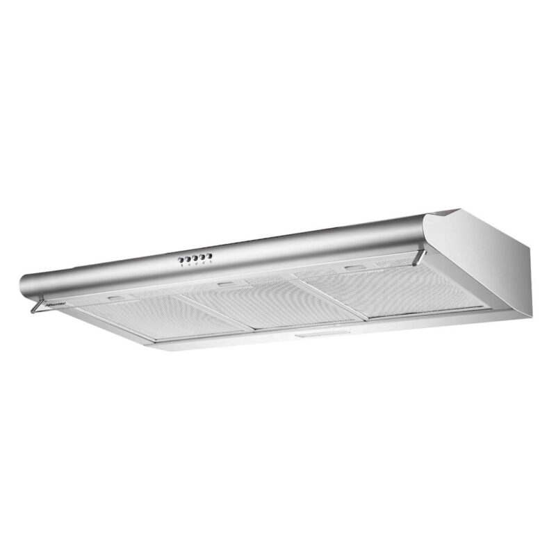 Hotte de cuisine Hisense encastrable 90x60 casquette Inox hho90pass