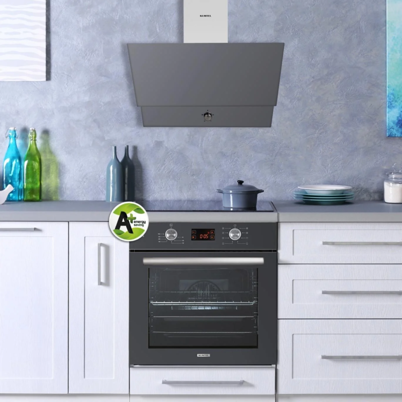 Hotte de cuisine kumtel encastrable 60x60 gris da6830 aob