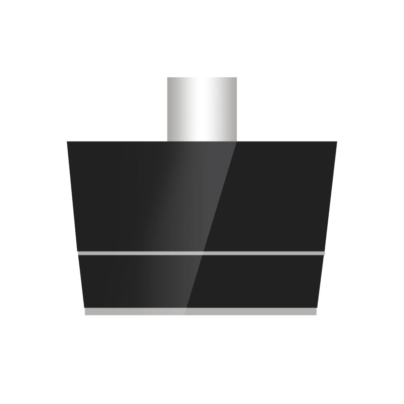 Hotte de cuisine Tecnolux encastrable 60x60 verre noir tec60bg
