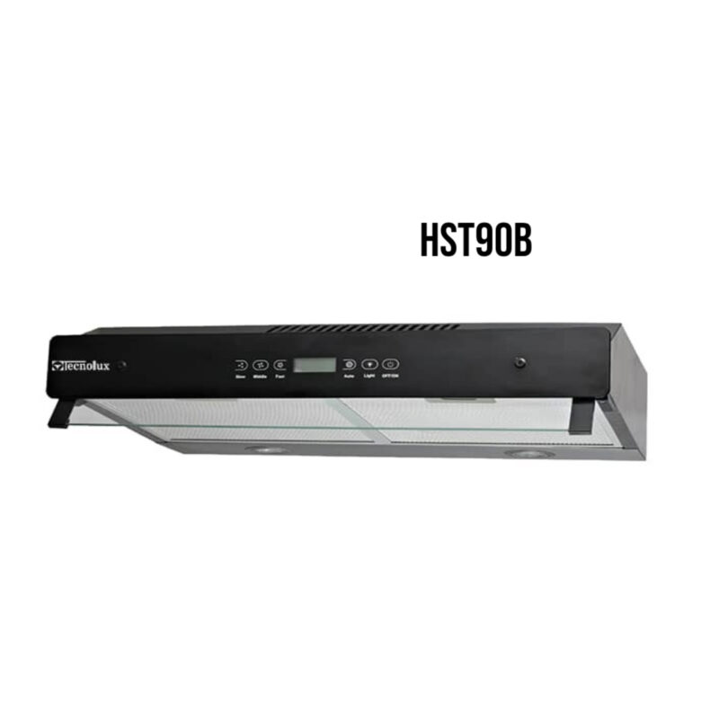 Hotte de cuisine Tecnolux encastrable 90x60 casquette noir hst90b