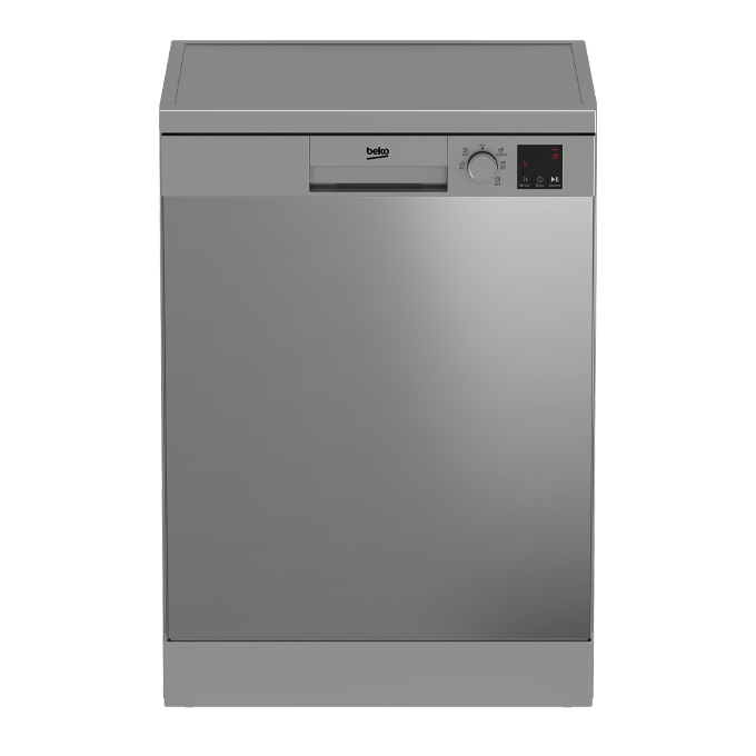 Lave vaisselle Beko 13couverts avec affichage LED Inox dvn05321x