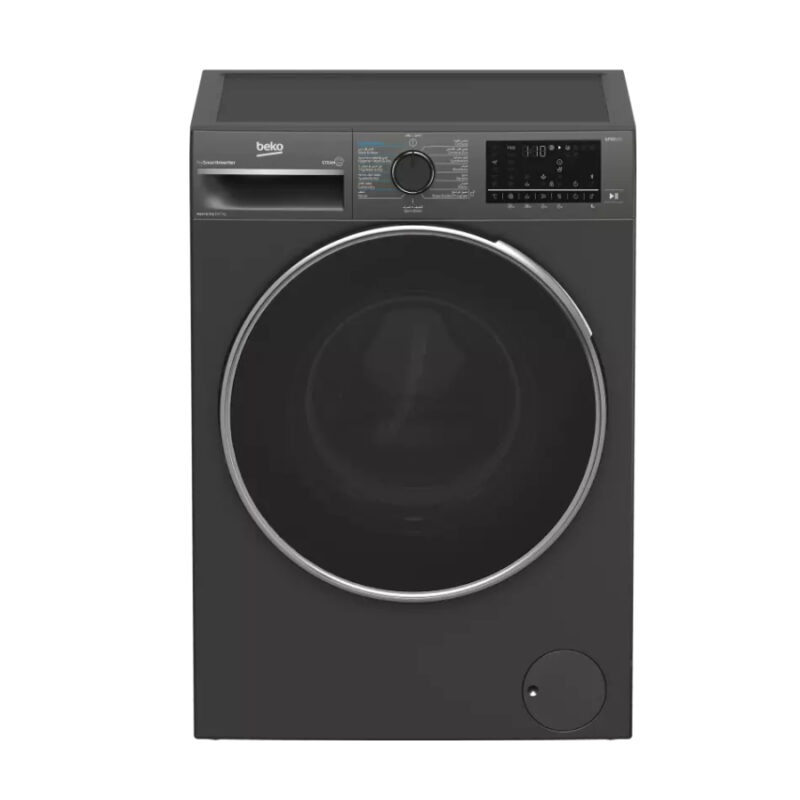 Machine à laver Beko 10 kg/7 kg sechage inverter 1400t/mn gris b3dft51042