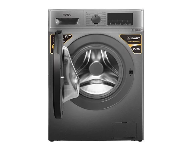 Machine à laver finix 10 kg inverter front load gris fin100ixda05e