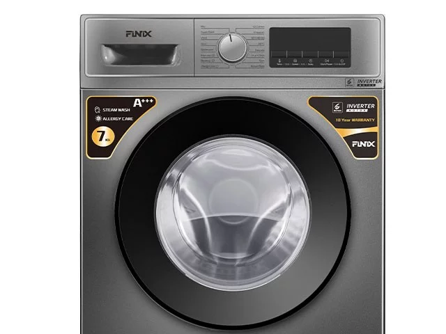 Machine à laver finix 7 kg inverter front load gris fin70ixda05e