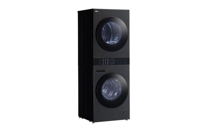 Machine à laver LG 13 kg/10 kg sechage front load gris wt1310yj