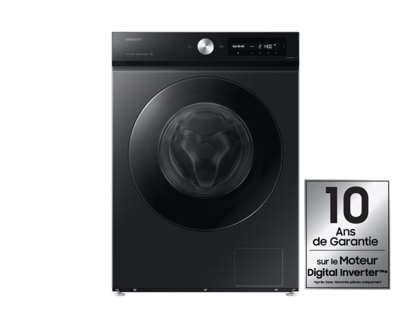 Machine à laver Samsung 10.1 kg front load noir ww10dg5u34ab