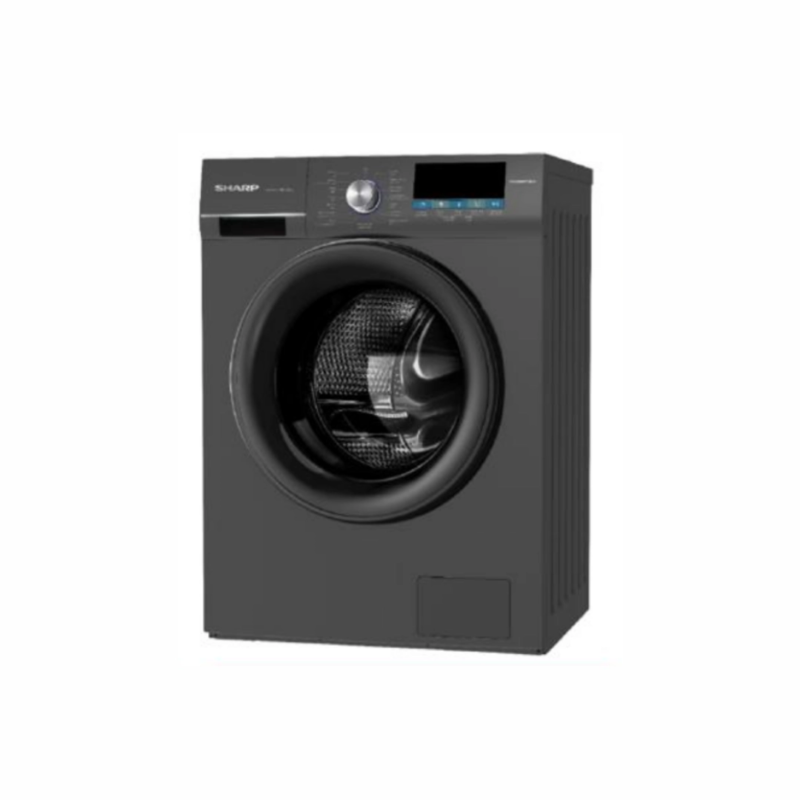 Machine à laver Sharp 10 kg inverter front load gris esfei1012dlzs