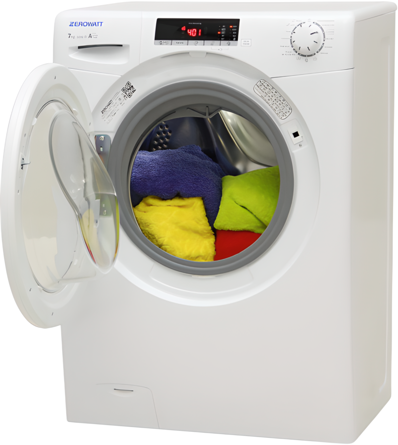 Machine à laver zerowatt 9 kg blanc eoz129te