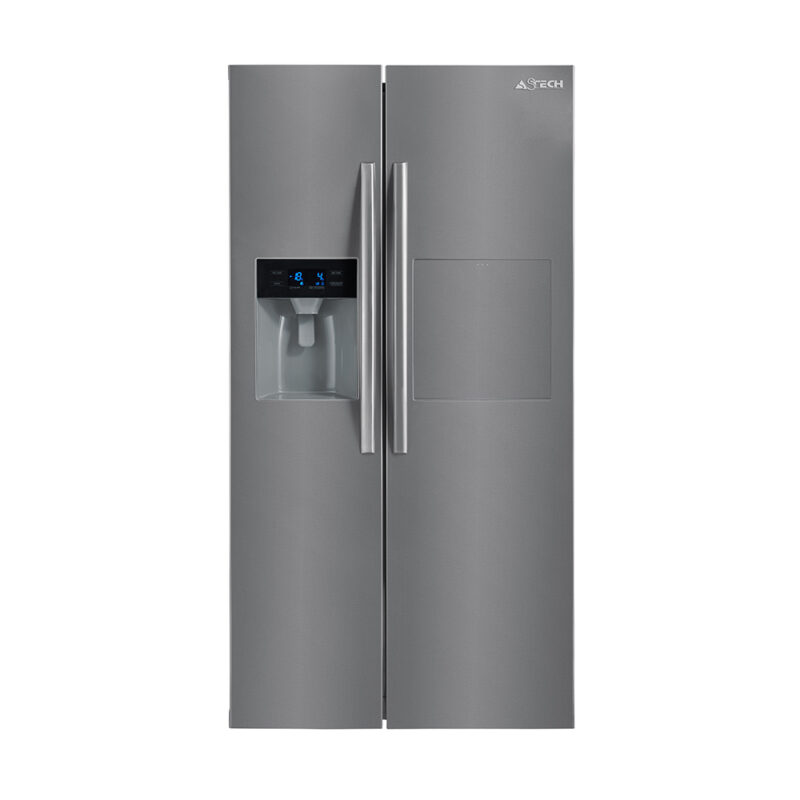 réfrigérateur Astech side by side 2portes inverter + glacon avec fontaine gm fss6600ddda